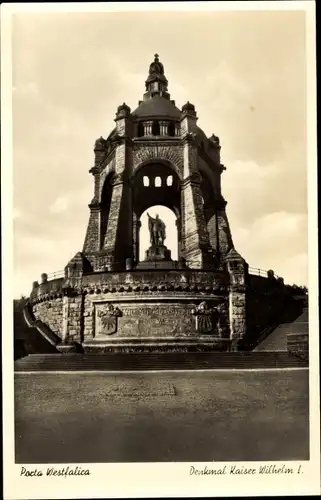 Ak Porta Westfalica an der Weser, Kaiser-Wilhelm-Denkmal