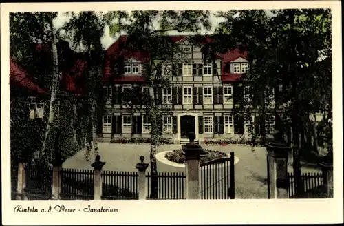 Ak Rinteln an der Weser, Sanatorium