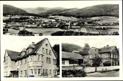 Ak Löwensen Bad Pyrmont in Niedersachsen, Gesamtansicht, St. Maria, DRK Mütter-Erholungsheim