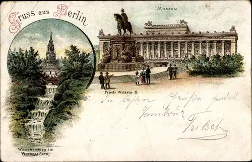 Litho Berlin, Viktoria Park, Museum, Denkmal Fried. Wilhelm III.