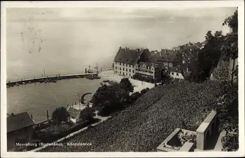 Ak Meersburg am Bodensee, Känzeleblick