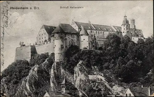Ak Heidenheim an der Brenz, Schloss Hellenstein