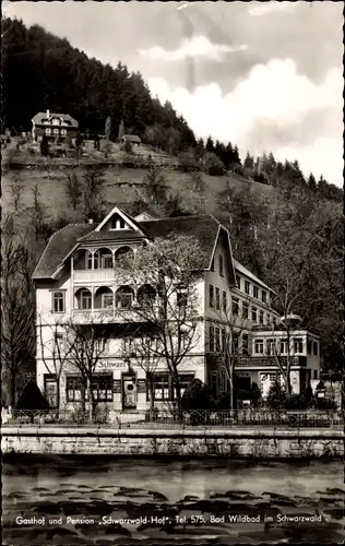 Ak Bad Wildbad im Schwarzwald, Gasthof und Pension Schwarzwald-Hof