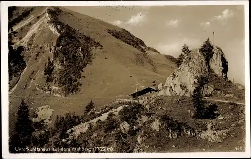 Ak Rottach Egern in Oberbayern, Wallberg, Unterkunftshaus, Inh. Sepp Weiser