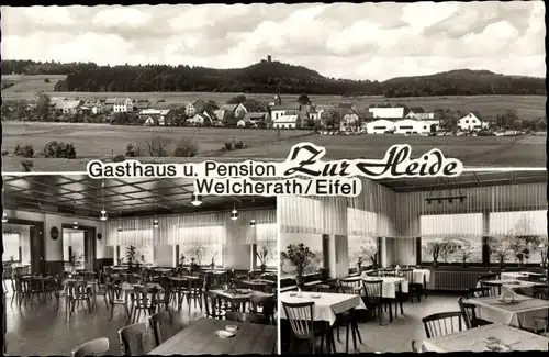 Ak Welcherath in der Eifel, Gasthaus Pension Zur Heide