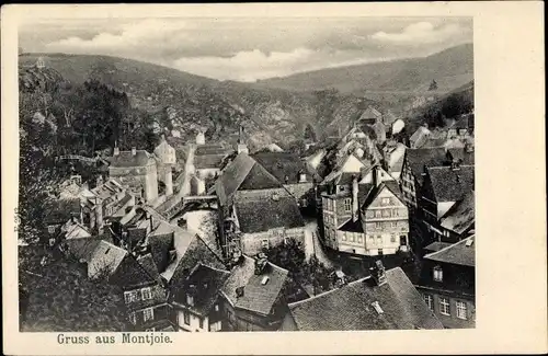Ak Monschau Montjoie in der Eifel, Teilansicht