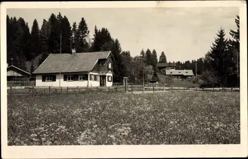 Foto Ak Immenstadt im Allgäu Schwaben, Dorfpartie