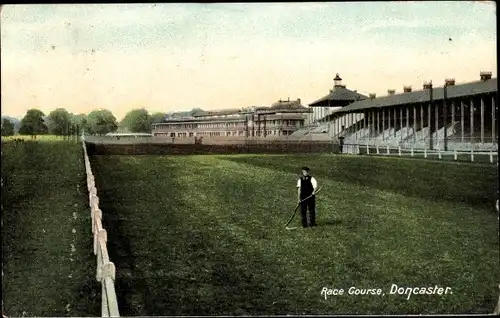 Ak Doncaster Yorkshire England, Race Course