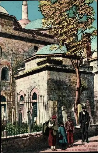 Ak Thessaloniki Griechenland, Vue exterieure de la Mosquee Horitiati