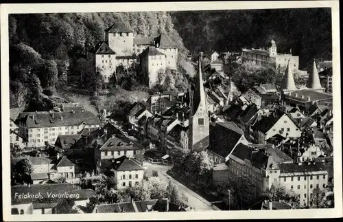 Ak Feldkirch Vorarlberg, Stadtansicht, Kirche