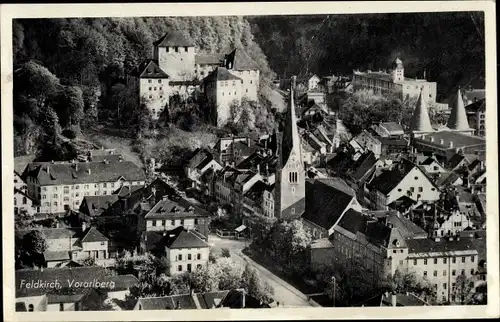 Ak Feldkirch Vorarlberg, Stadtansicht, Kirche
