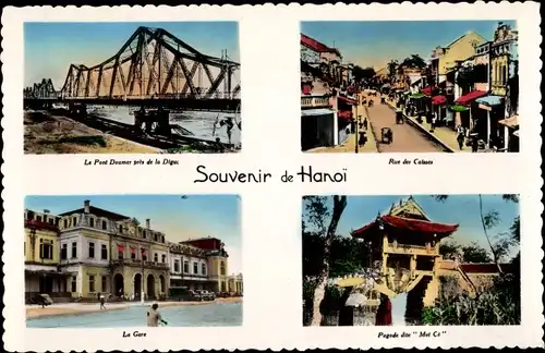 Ak Hanoi Vietnam, La Gare, Le Pont, La Digue