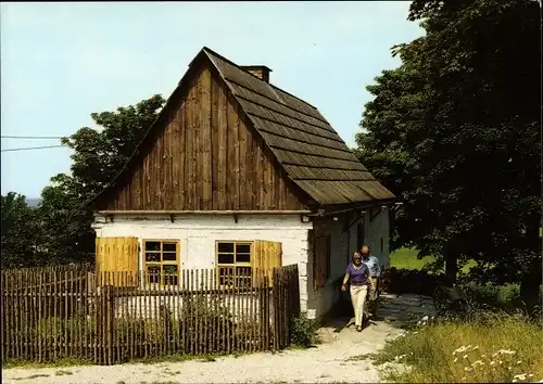 Ak Landwüst Markneukirchen Vogtland, Bauernmuseum, Fronhaus vom Rittergut Tirpersdorf