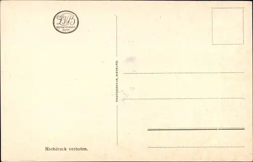 Ak Bonn am Rhein, Hofansicht des Hauses Bonngasse 20