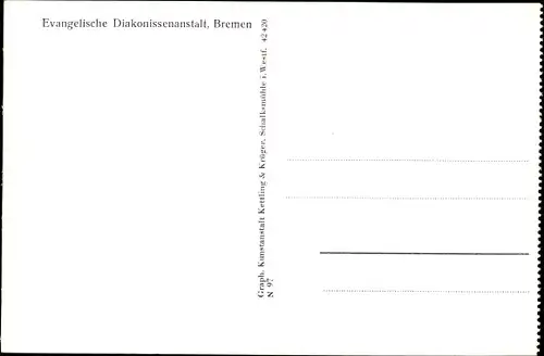 Ak Lesum Bremen, Ev. Diakonissenanstalt, Liegehalle in Lesum Friedehorst