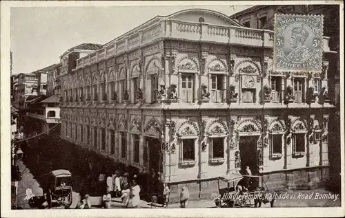 Ak Mumbai Bombay Indien, Hindu Temple, Kalbadevi Road