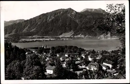 Ak Tegernsee in Oberbayern, Blick auf den Ringseeberg