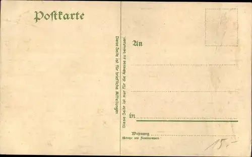 Litho Chieming am Chiemsee Oberbayern, Gasthaus zum Oberwirth, Pfarrkirche, Pfarrhof, Fraueninsel