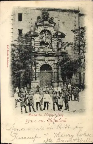 Ak Kulmbach in Oberfranken, Portal der Christiansburg