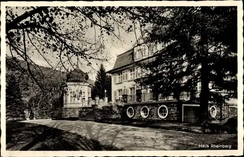 Ak Lorch im Rheingau Hessen, Haus Rheinberg, Ferienheim Eisenwerke Gelsenkirchen, Wispertal 12