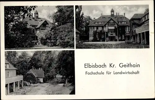 Ak Elbisbach Frohburg in Sachsen, Fachschule für Landwirtschaft