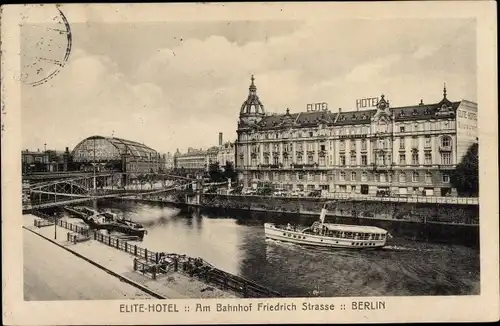 Ak Berlin Mitte, Elite Hotel am Bahnhof Friedrichstraße