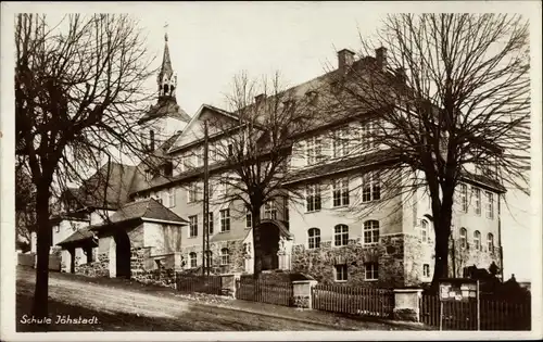Ak Jöhstadt im Erzgebirge Sachsen, Schule