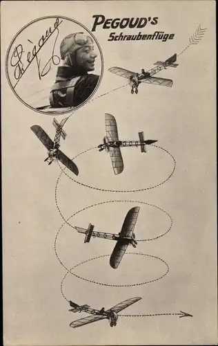 Ak Aviation, Flugpionier Pegoud, Schraubenflüge