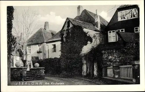 Ak Iserlohn im Märkischen Kreis, Am Kirchplatz