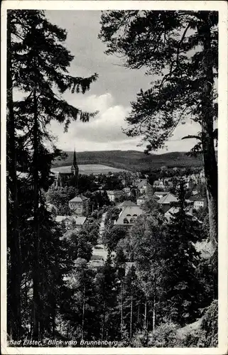 Ak Bad Elster im Vogtland, Blick vom Brünneberg