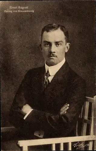 Ak Herzog Ernst August von Braunschweig und Lüneburg