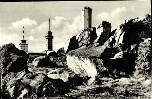 Ak Niederreifenberg Schmitten im Taunus, Großer Feldberg, Fernseh- und UKW-Sender, Aussichtsturm