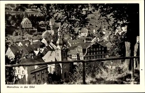 Ak Monschau Montjoie in der Eifel, Teilansicht