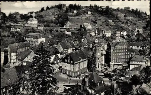 Ak Monschau Montjoie in der Eifel, Teilansicht