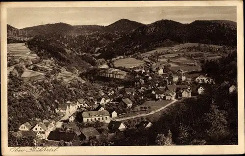 Ak Oberbühlertal Bühlertal im Schwarzwald, Ort mit Umgebung