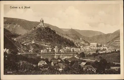 Ak Cochem an der Mosel, Gesamtansicht