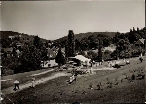 Ak Badenweiler im Schwarzwald, Mini-Golfplatz