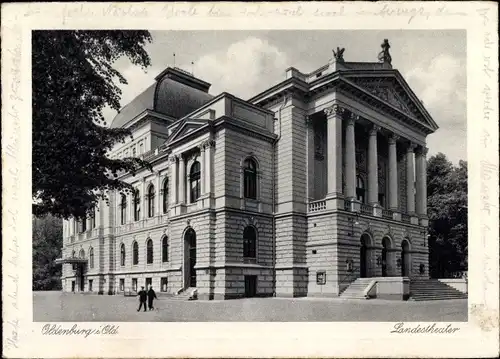 Ak Oldenburg im Großherzogtum Oldenburg, Landestheater