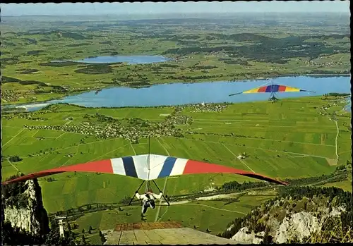 Ak Füssen im Ostallgäu, Drachenflieger