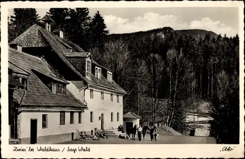 Ak Zwieslerwaldhaus Zwieseler Waldhaus Lindberg im Bayerischen Wald