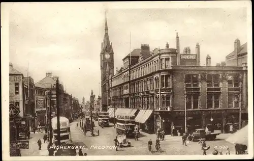 Ak Preston North West England, Fishergate