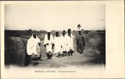Ak Sénégal Soudan Francais Mali, Groupe d'indigenes