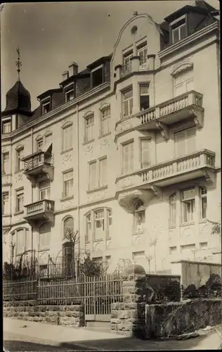 Foto Ak Pforzheim im Schwarzwald, Wohnhaus Schwarzwaldstraße 32