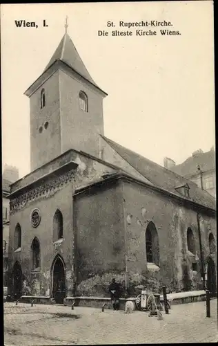 Ak Wien 1. Innere Stadt Österreich, St. Ruprecht Kirche