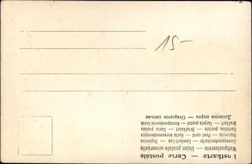 Litho Mann mit Zigarette, Mensch, hast Du ein Chemisette