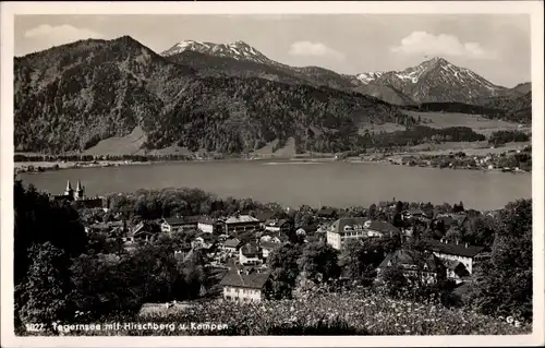 Ak Tegernsee in Oberbayern, Hirschberg, Kampen