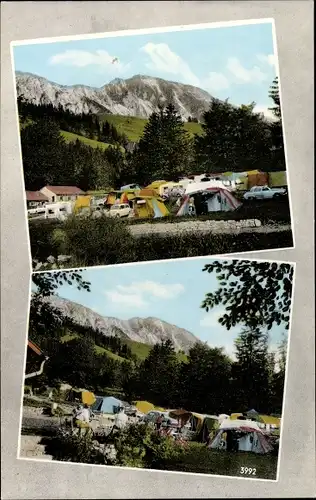 Ak Oberjoch Bad Hindelang im Oberallgäu, Campingplatz