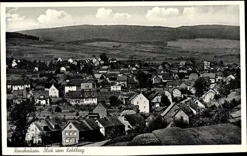 Ak Ronshausen in Hessen, Gesamtansicht, Blick vom Kehlberg