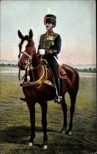 Ak Sergent d'Artillerie Royal montée, berittener Royal Artillery Sergeant
