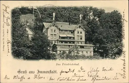 Ak Immenstadt im Allgäu Schwaben, Friedrichsbad